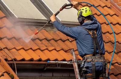 Démoussage et hydrofuge de toiture à Monthuchon